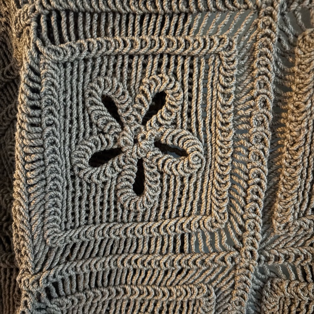 Massimo Dutti Dark Brown Knit Cardigan - Picture 8 of 8